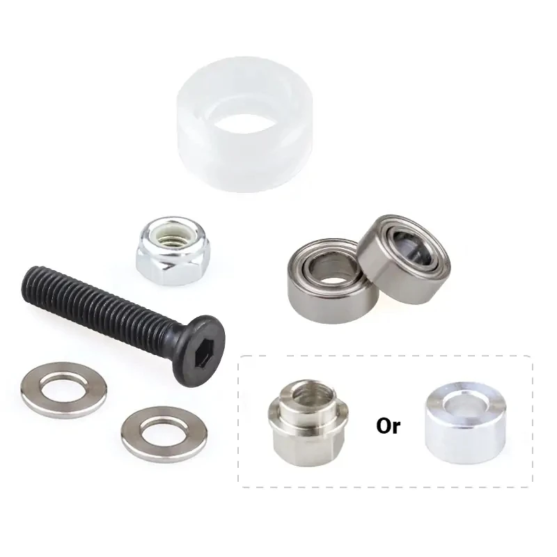 3D Printing Guide - 10-teiliges Polycarbonat V-Rad-Set, transparente Mini-Riemenscheiben für