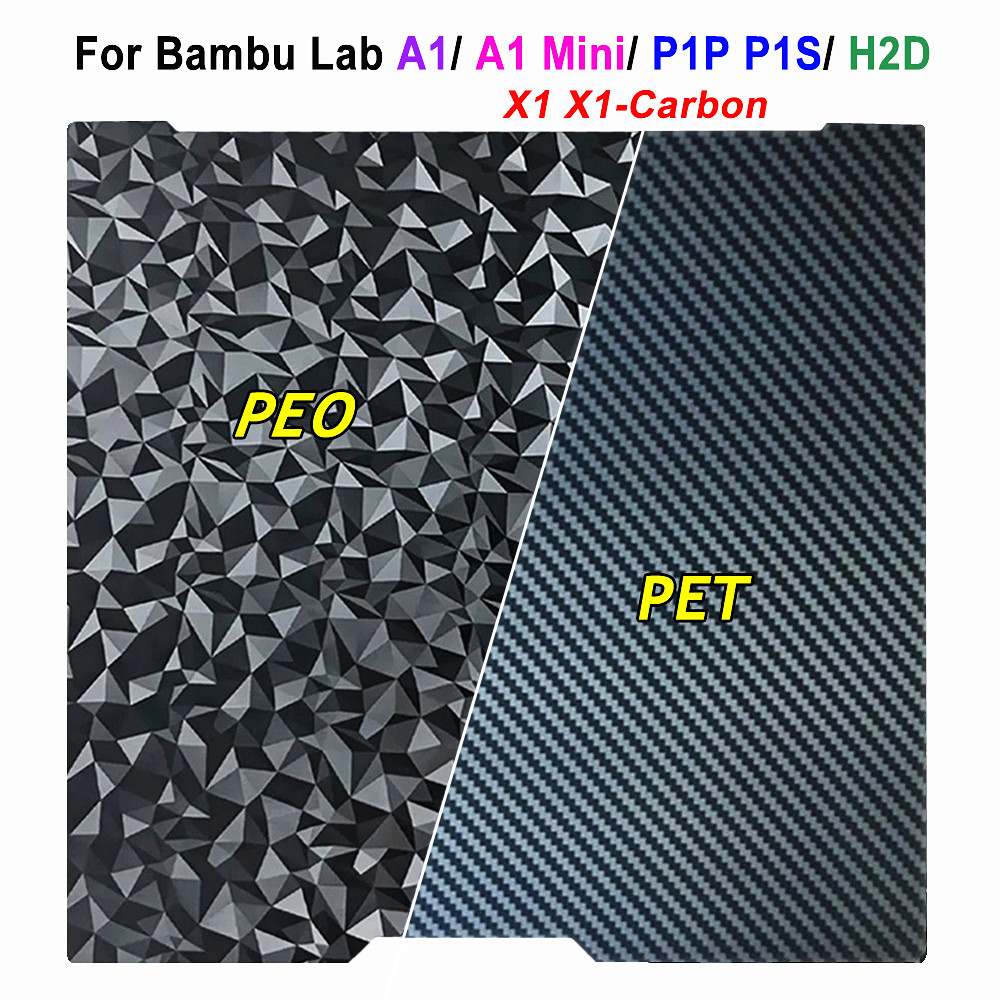 3D Printing Bambu Lab - PET-PEO-Blatt für Bambu Lab A1/A1 Mini/H2D/P1P