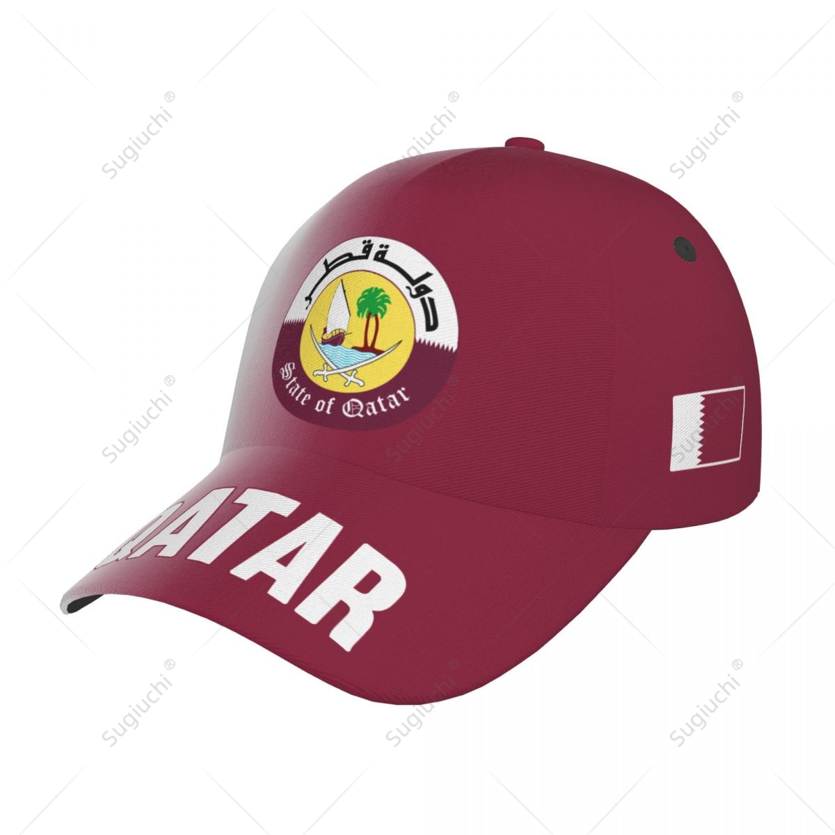 Unisex Baseballkappe mit Qatar – 3D Printing Qatar Bewertung und Preis